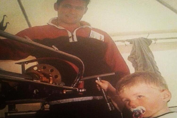 Max Verstappen อายุสองขวบครึ่งเมื่อพ่อแม่ของเขาตระหนักในตอนแรกว่าเขาอาจจะอยู่บนเส้นทางสู่การเป็นนักแข่งรถ